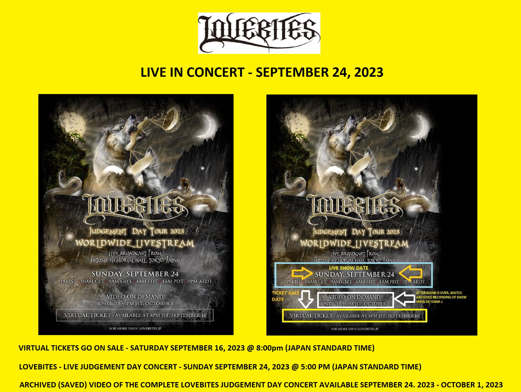 LOVEBITES _ When Destinies Align (Live at Tokyo Garden Theater