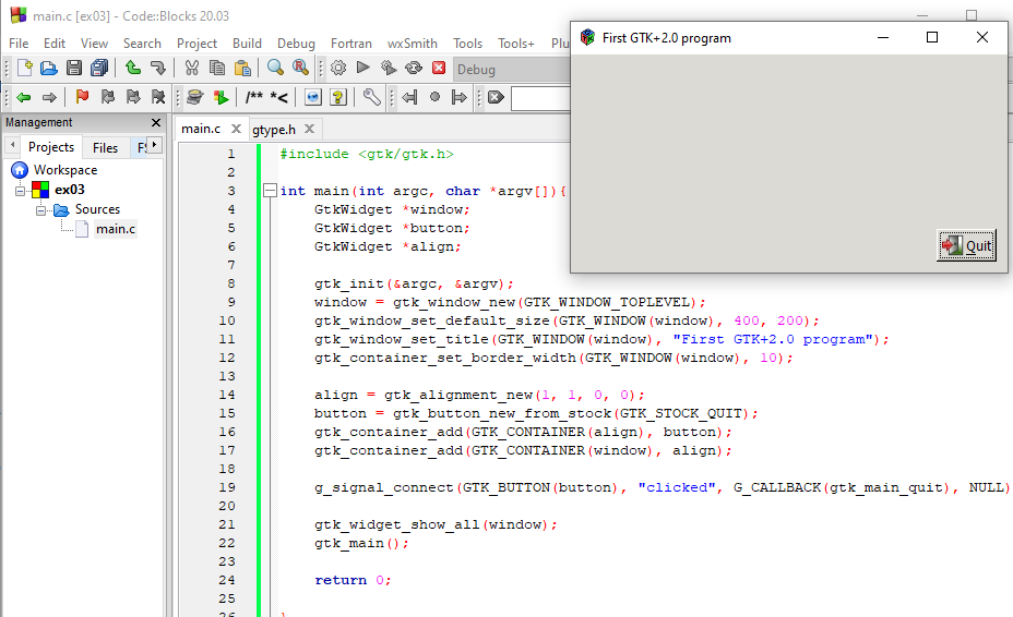 C เบื้องต้น - กว่าจะจัดการให้ CodeBlocks...
