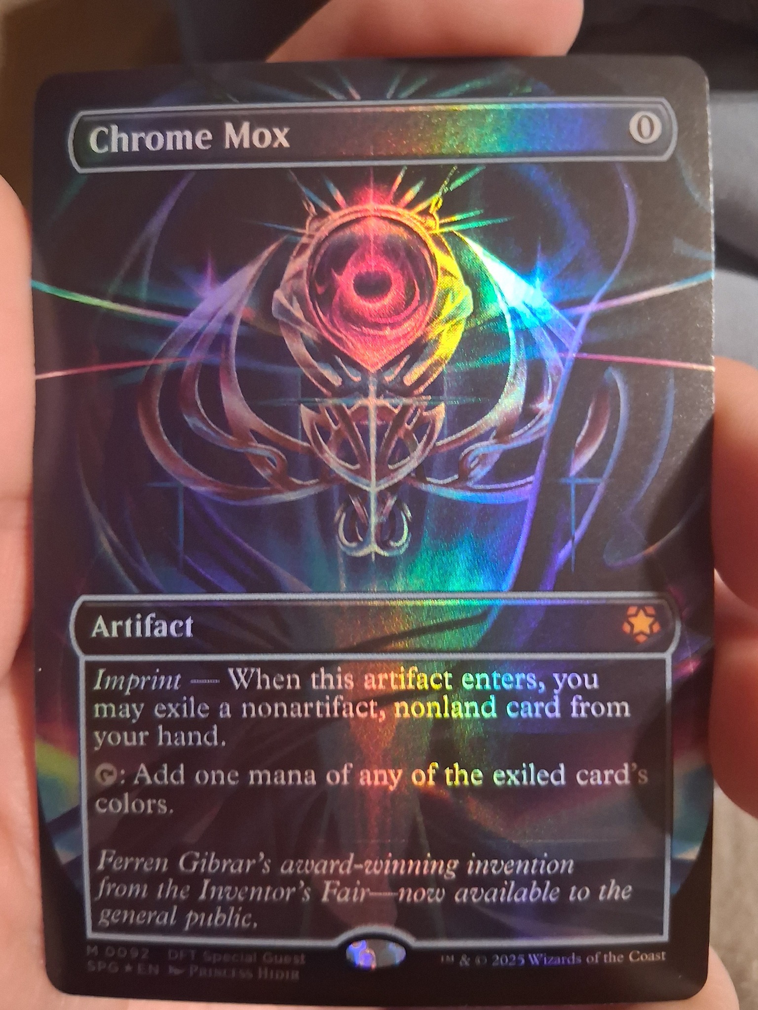 Huge congratulations to Steven Cyr who pulled a Power 9 Mox Pearl 