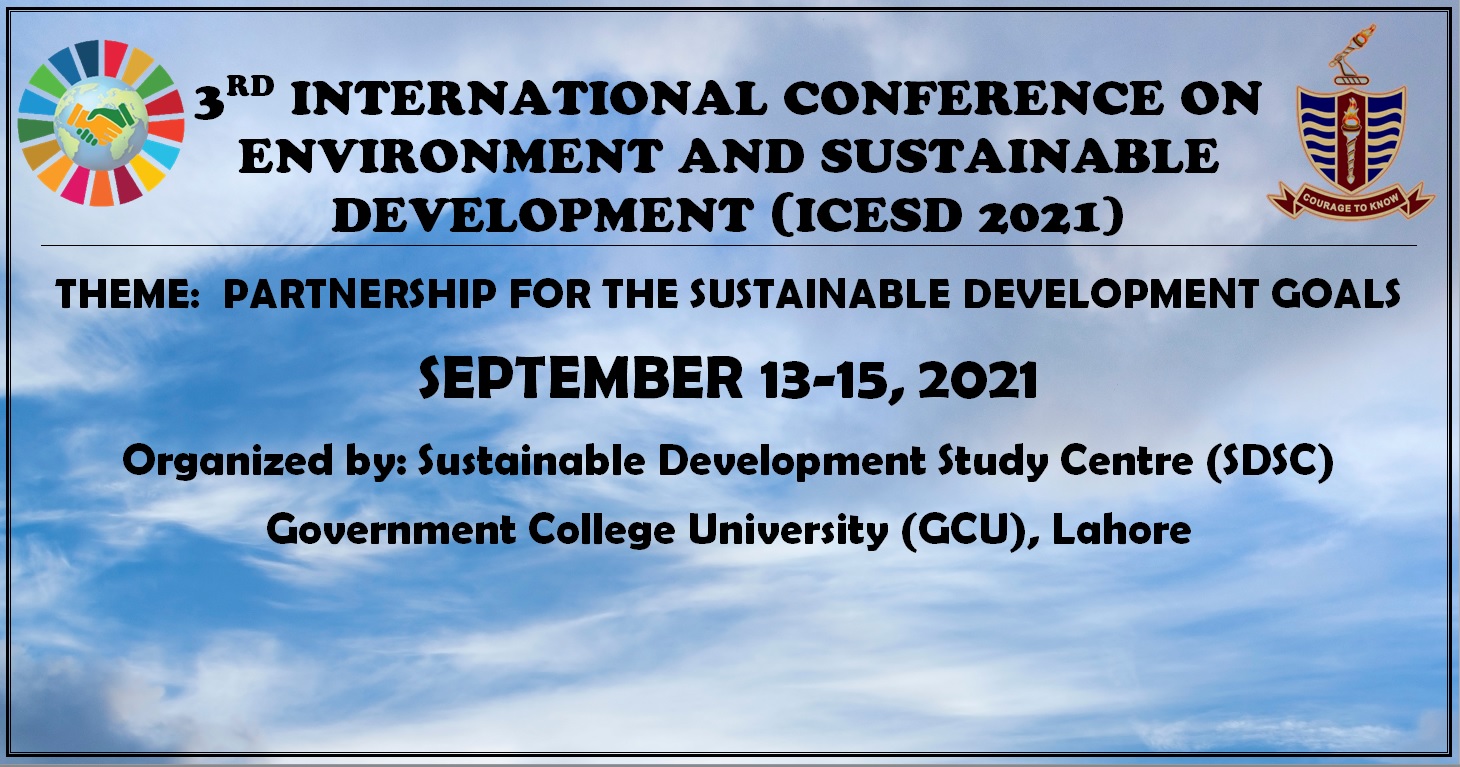 3rd International Conference on Environment and Sustainable Development ...