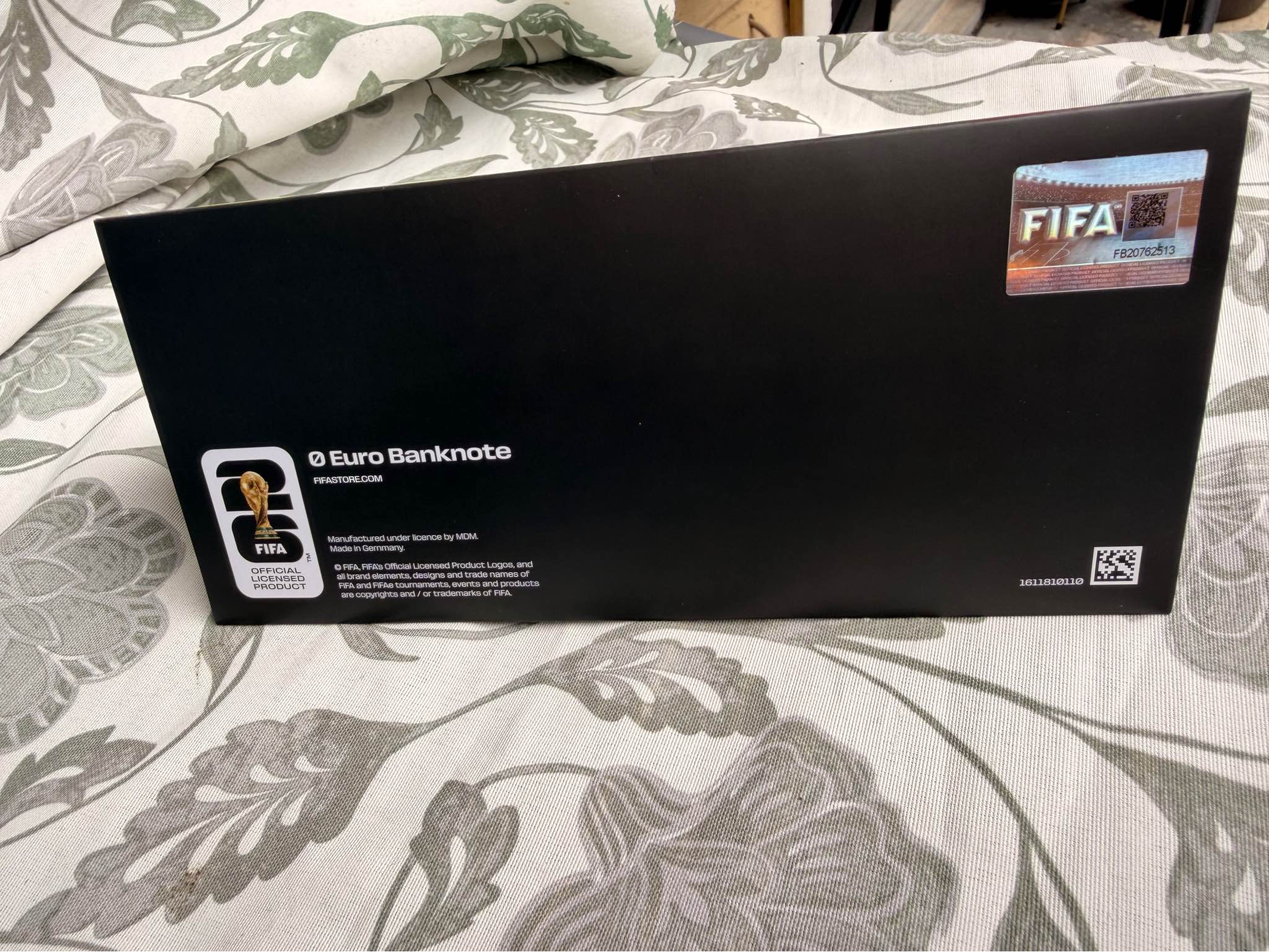 1 Zero Euro officially licensed 2026 FIFA World Cup collectible is