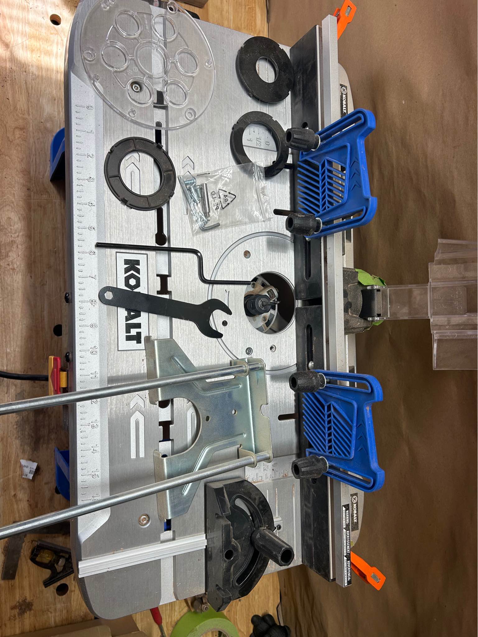Kobalt 1/2 Router and table - Router Tables - Greenville, North ...