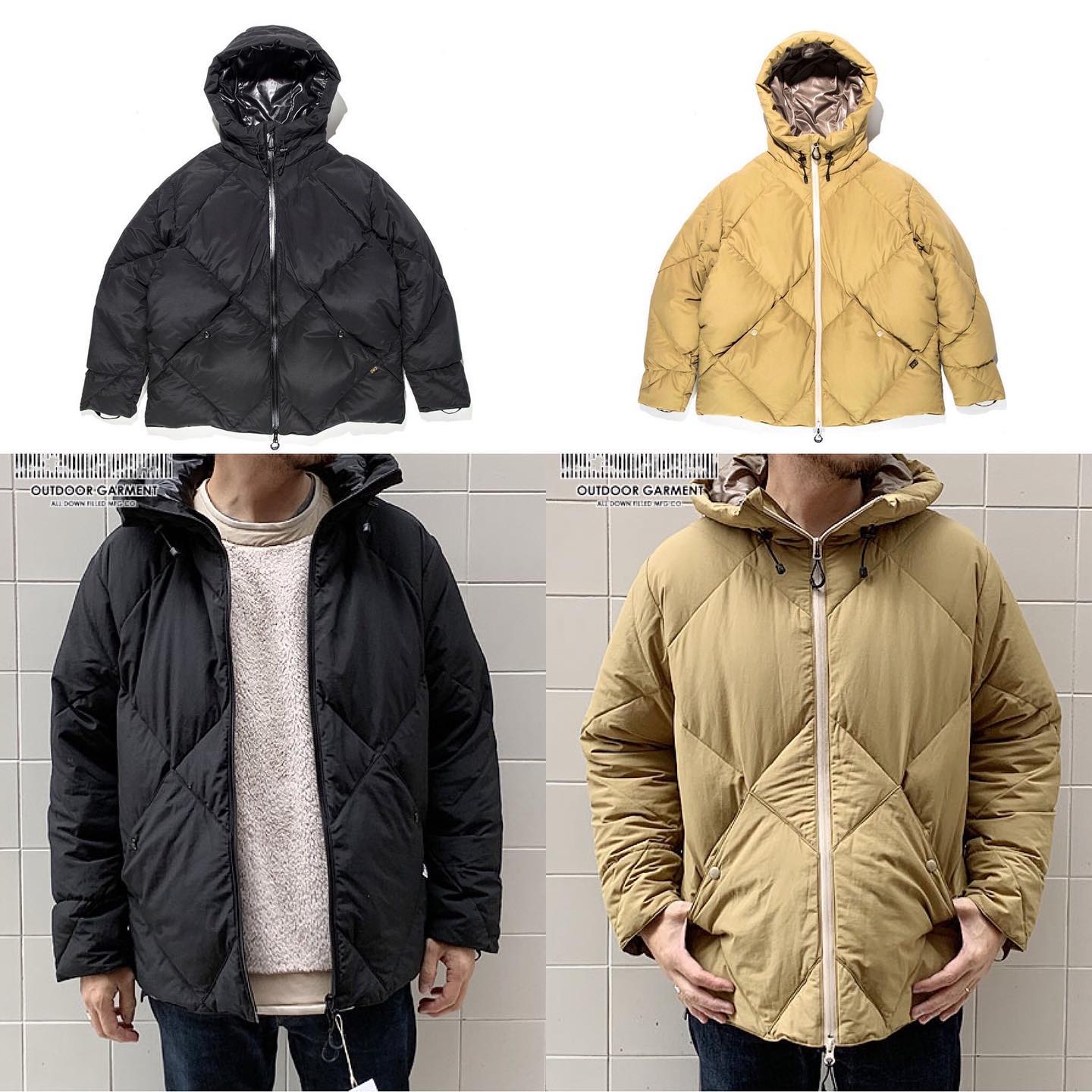 COMFY OUTDOOR GARMENT COMFY DOWN ¥42000+tax . ブランドネームを冠 