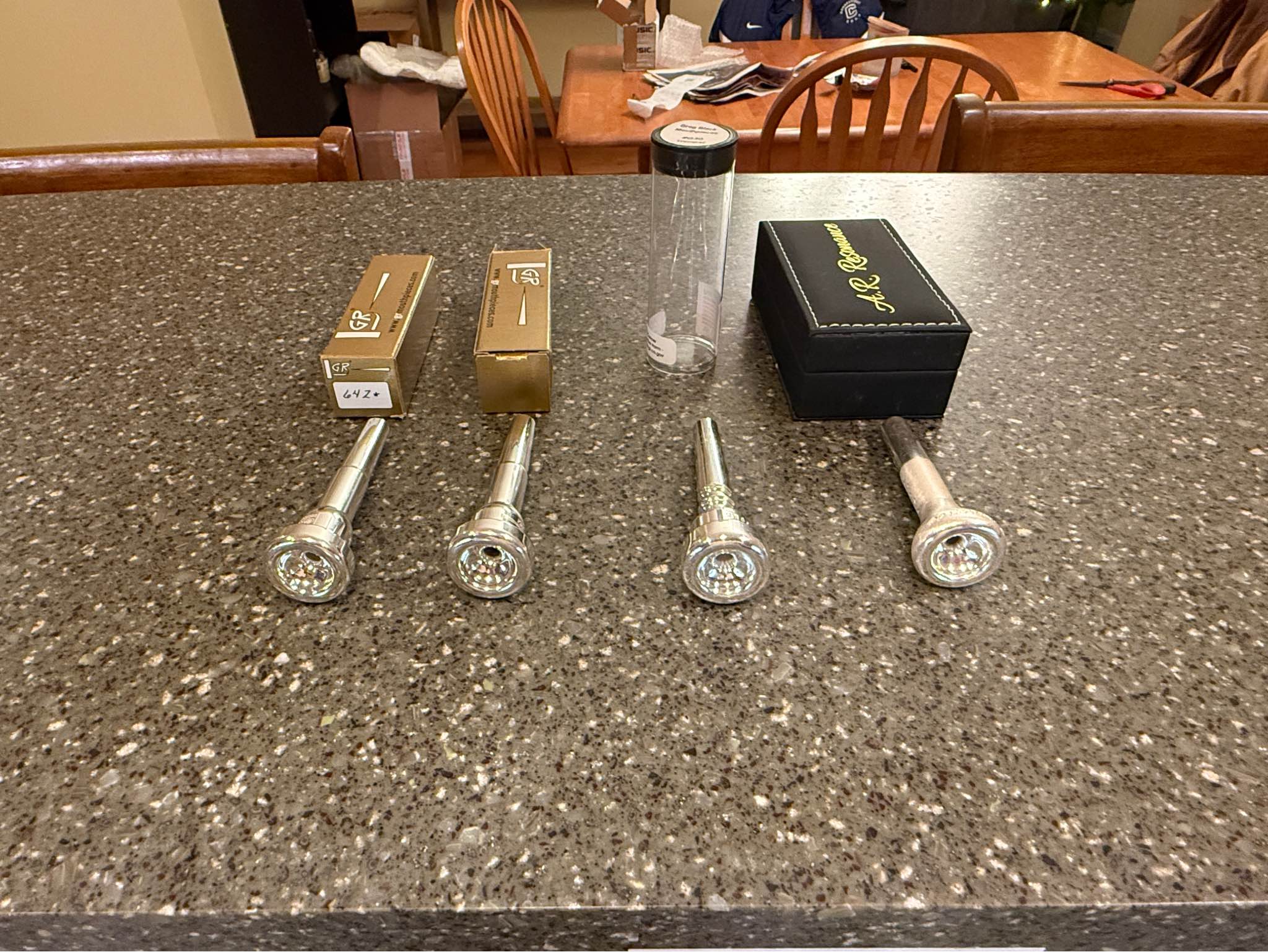 Like New GR mouthpieces. 66.8C-2.4 and 66.8B-2.8 $200USD shipped