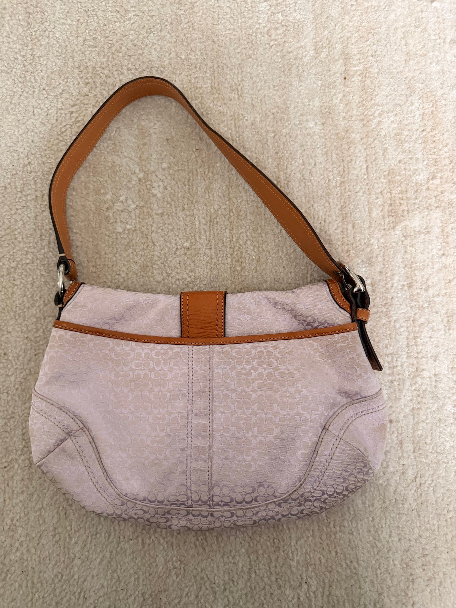 Coach Y2K Soho Signature Mini Demi Baguette Style No. 8K38