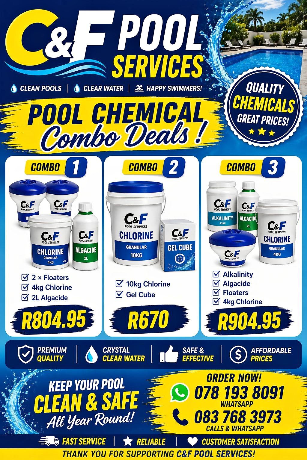 Pool Chemicals for sale in Bloemhof | Facebook Marketplace
