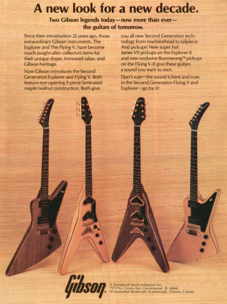 When Gibson introduced its radically non-Les-Paul Explorer and