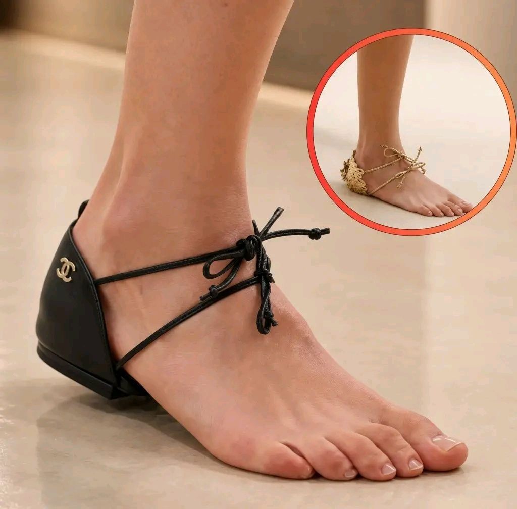 Chanel has introduced a new pair of barefoot-style sandals with no