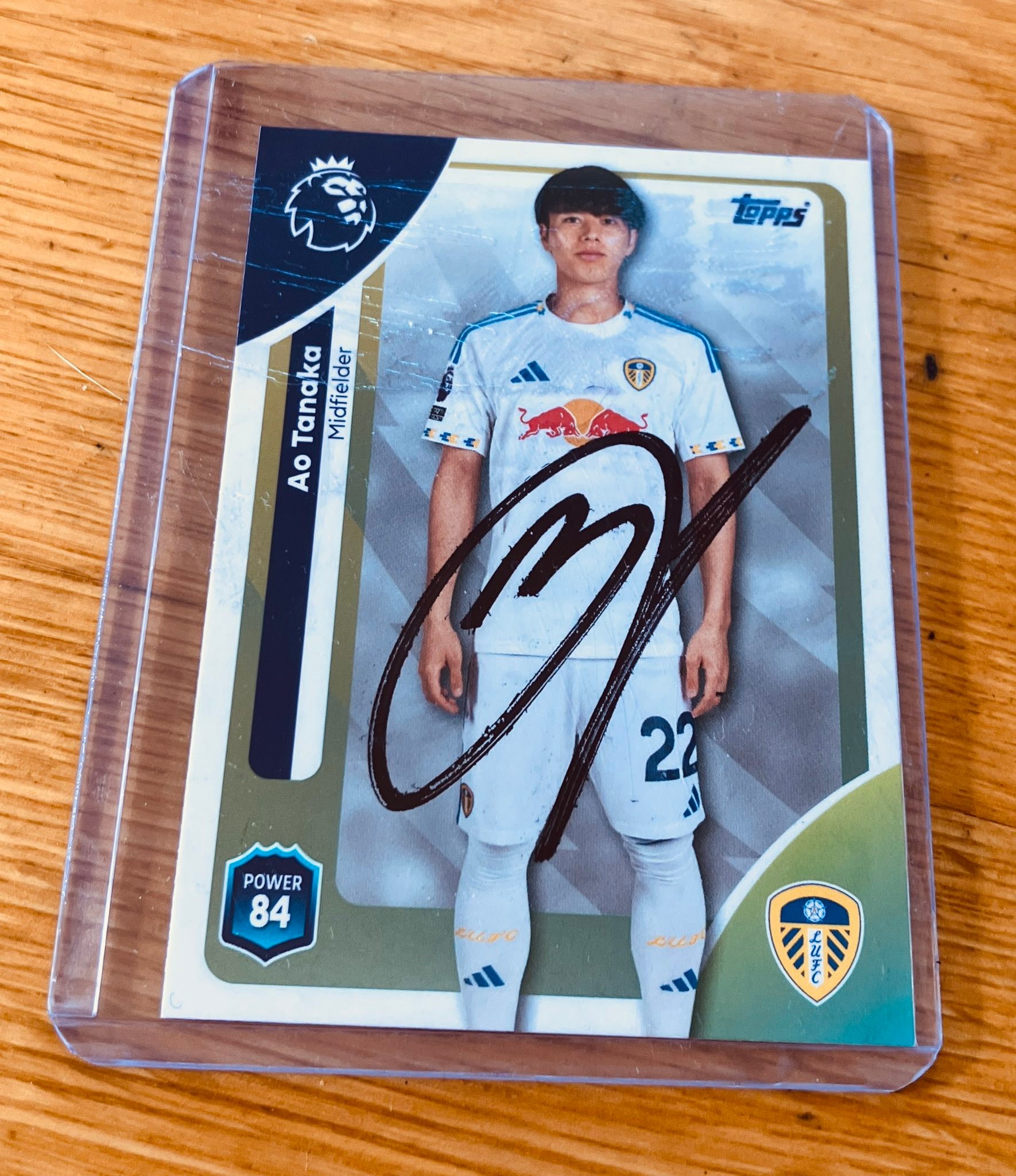 Topp Dogg Amadeus サイン入り アトム トレカ New addition to signed football card collection, TeppS Tanaka