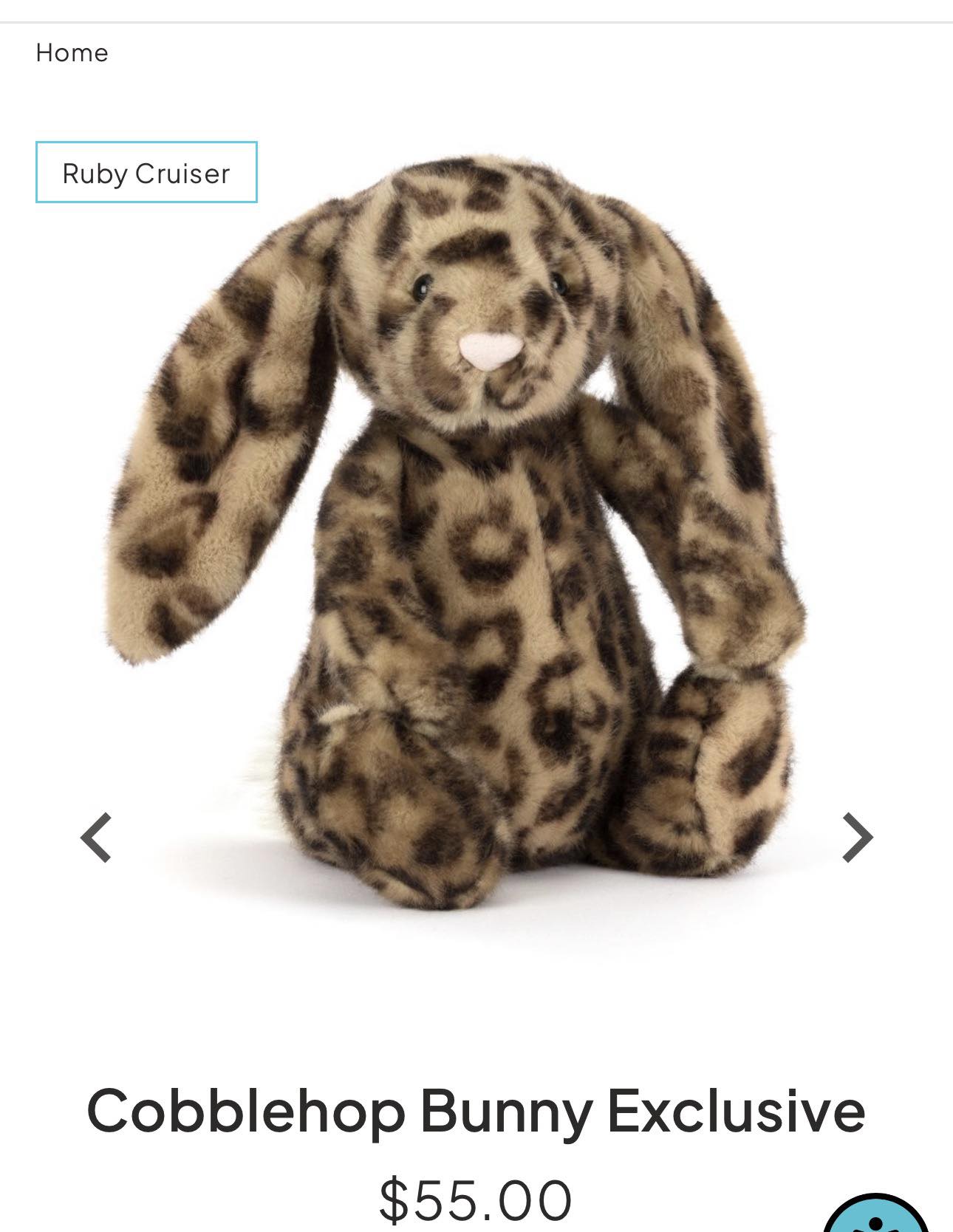 She is here ! Jellycat Exclusive. Just thought we would show you