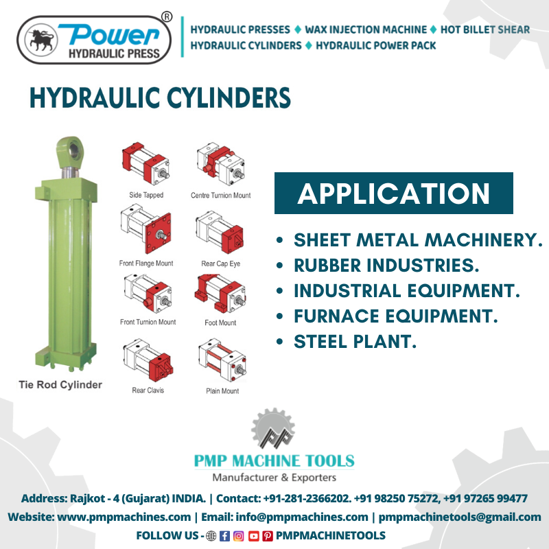 Hydraulic Cylinders Visit Us On:... - PMP machine Tools