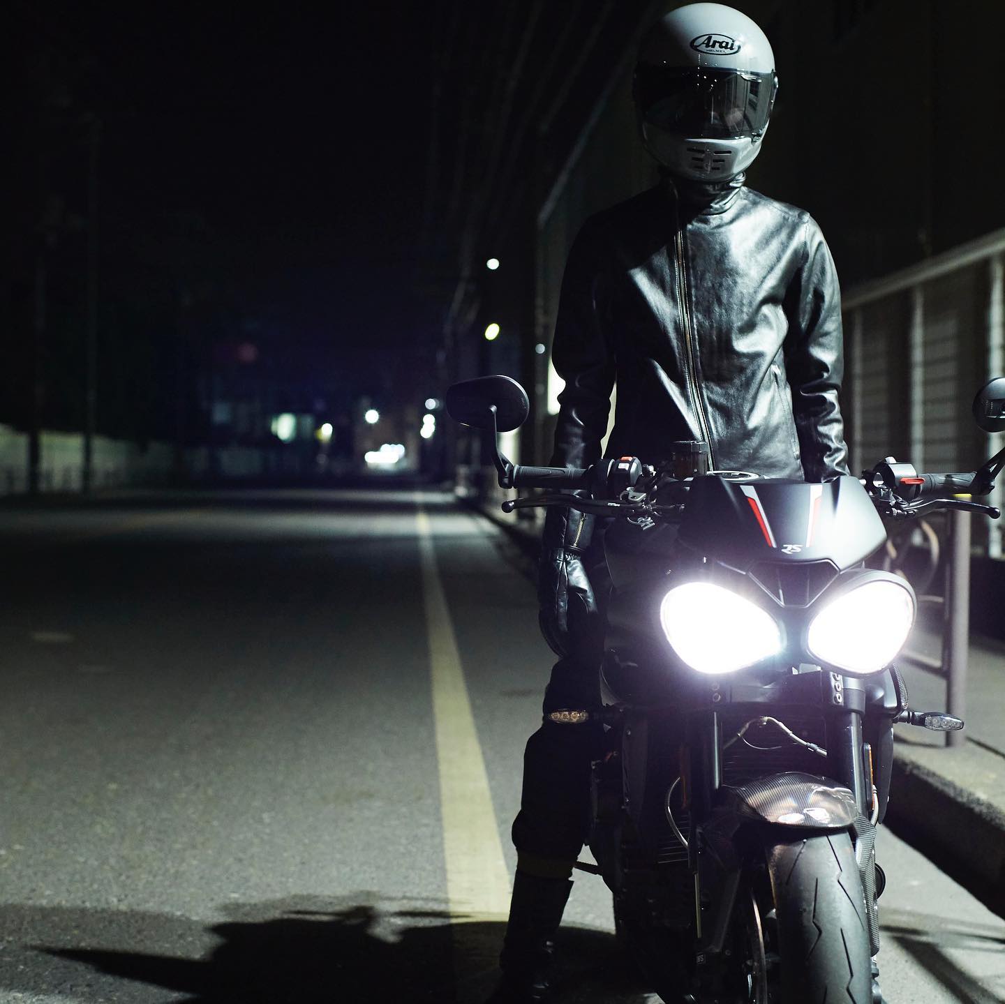 Kadoya 2019-2020 AW styling JKT:MID Riders GLOVE:Gauntlet Padded 