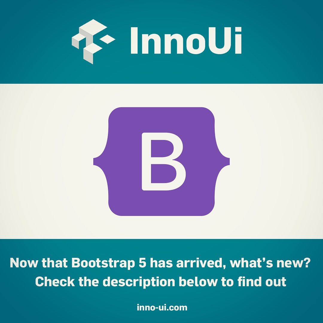 InnoUi - Bootstrap 5 is the new version of the most popular open source ...