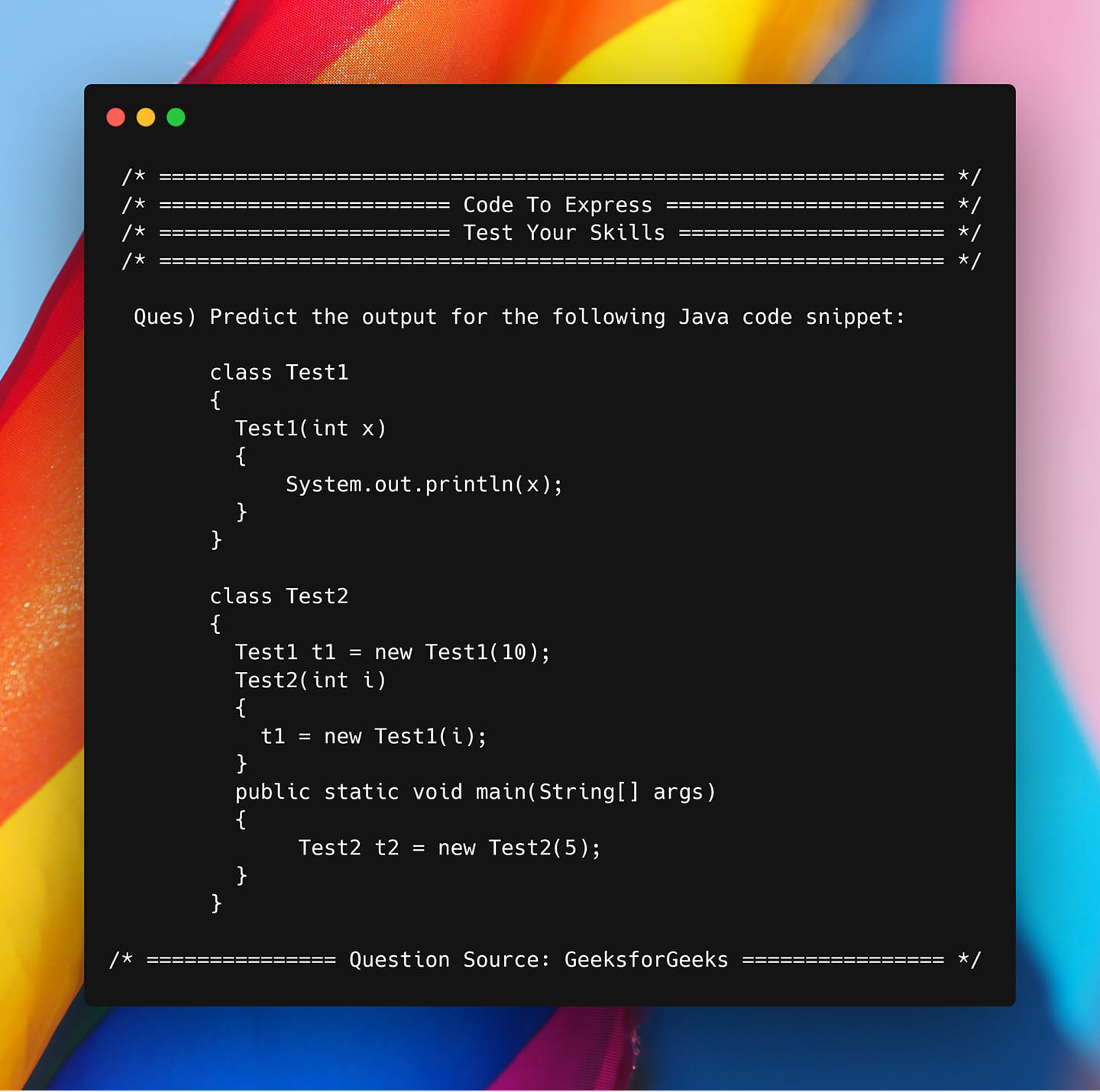 Code To Express