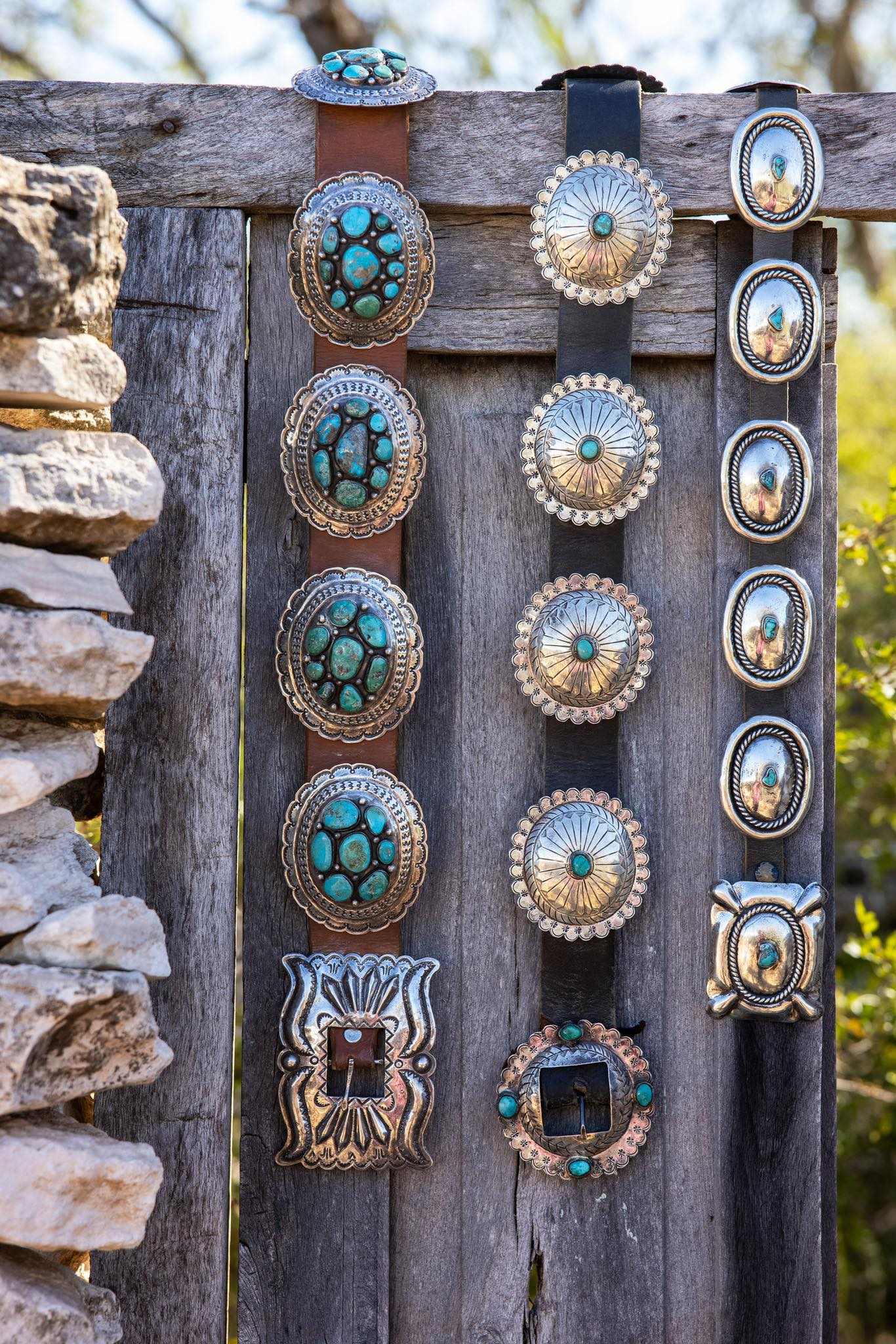 What's a fair price for a vintage German silver turquoise concho belt?