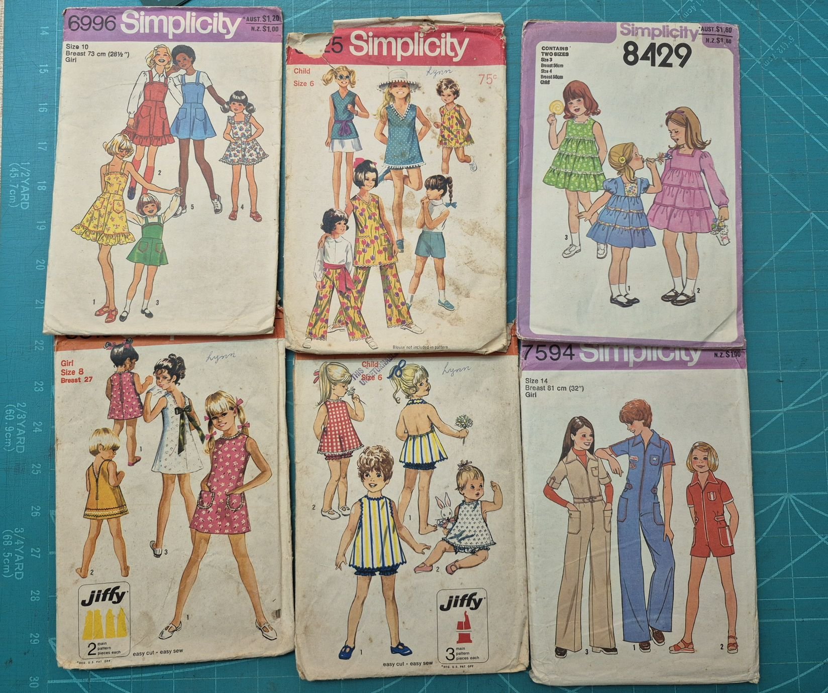 90’s Special Printed Cut Sew vintage sewing patterns from 70s to 90s