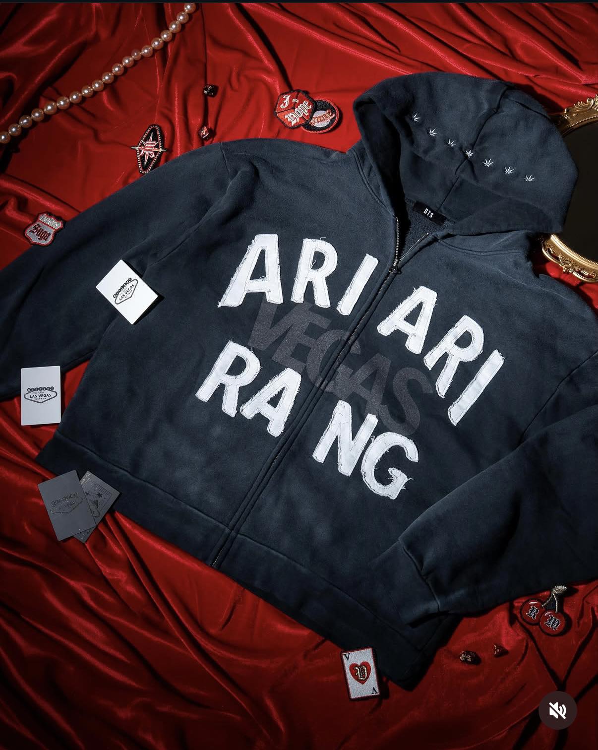 Trading medium BTS pop up zip hoodie for large in Las Vegas, NV