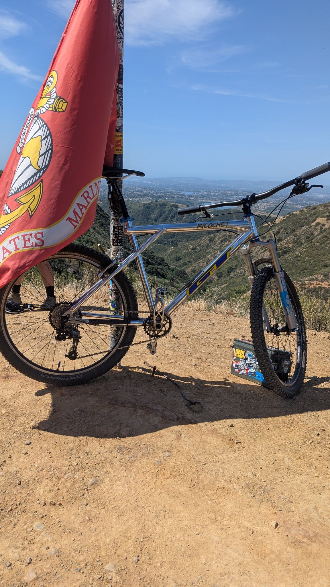 My old Titus MotoLite Ti in 2015, my last 26er…