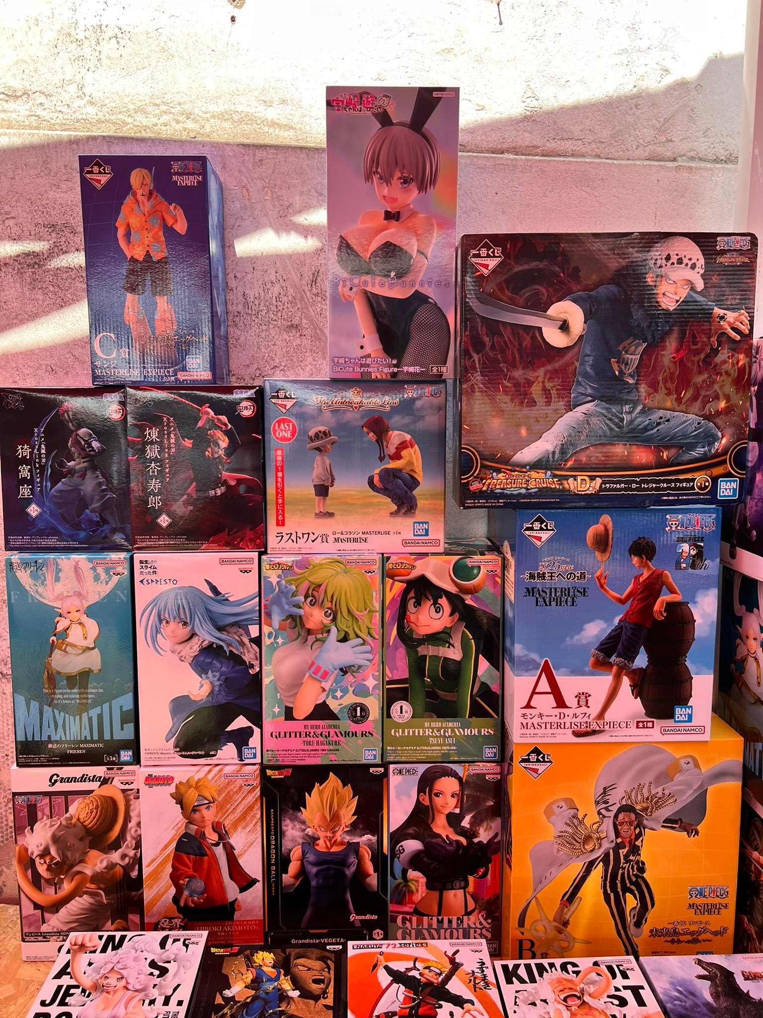 Figuras de One piece y más en Nika Toys recién llegadas de Japón 