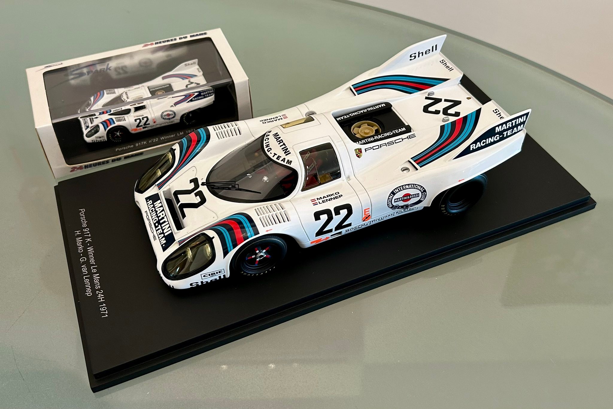 Porsche 917K No.22 1971 Le Mans winner 1:18 scale model