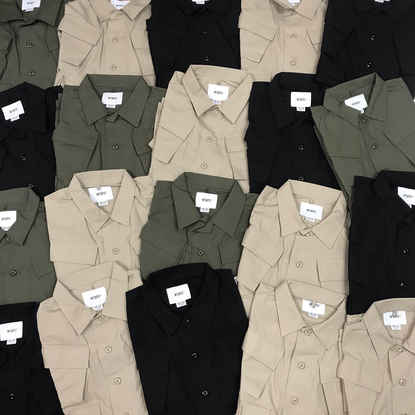 wtaps MODULAR LS / SHIRT. COTTON. RIPSTO CUSTOMER ORDER* WTAPS 