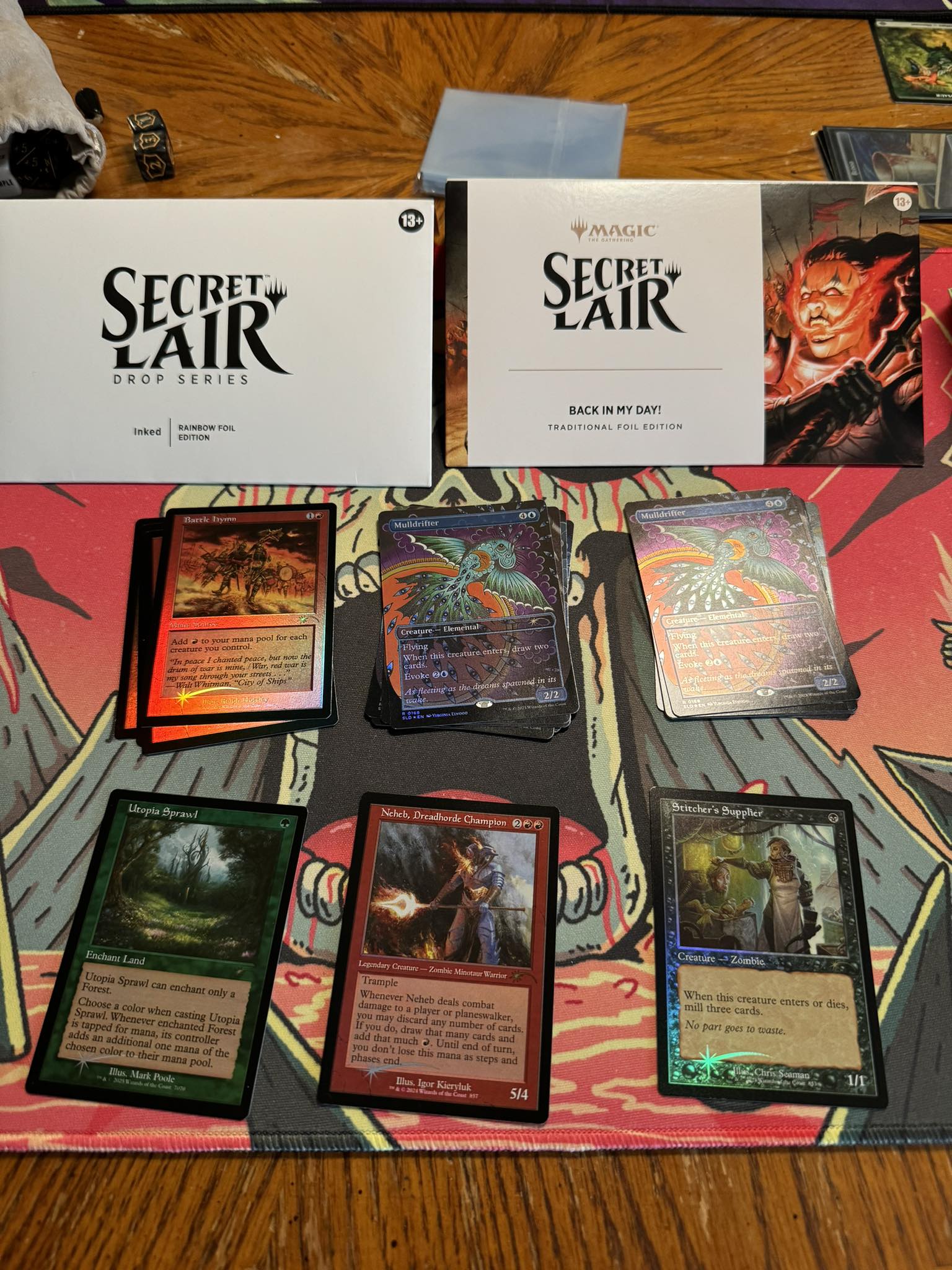 Secret lair Inked Back in my day MTG