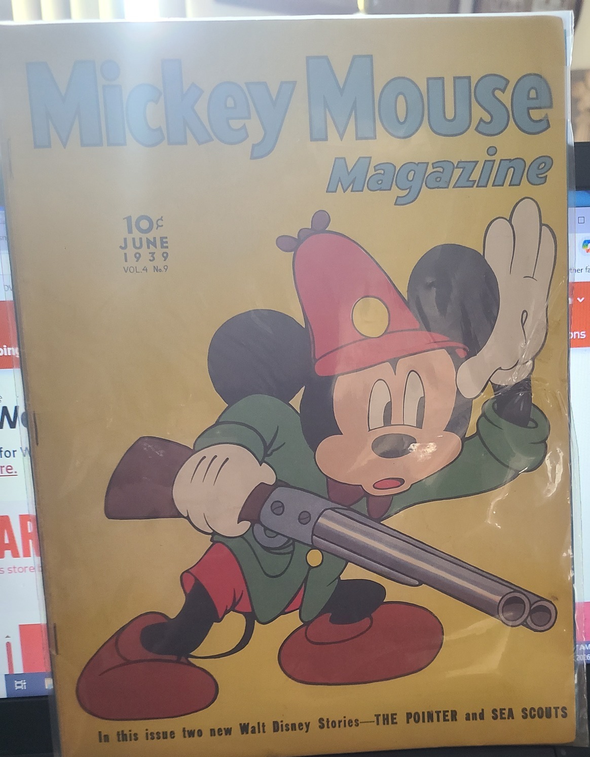 Vintage Mickey Mouse magazine gift idea