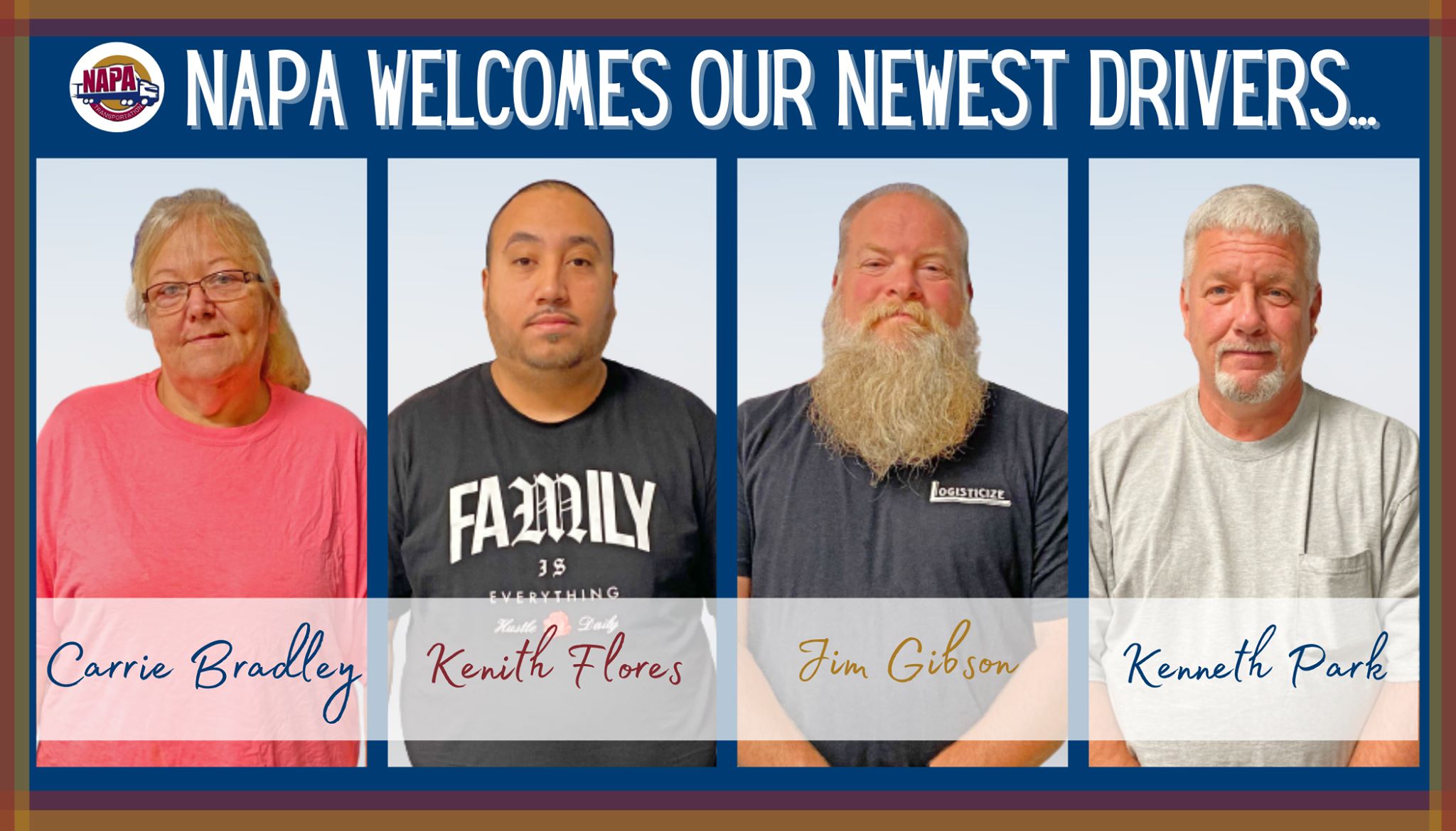 Our NAPA family is excited to... - NAPA Transportation, Inc. | Facebook