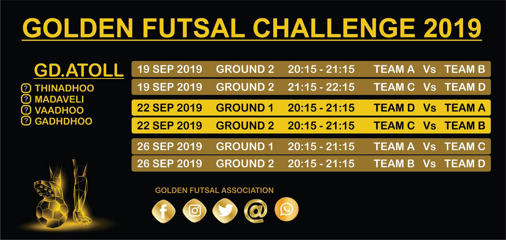 Golden Futsal Association - GOLDEN FUTSAL CHALLENGE GD Atoll Match ...