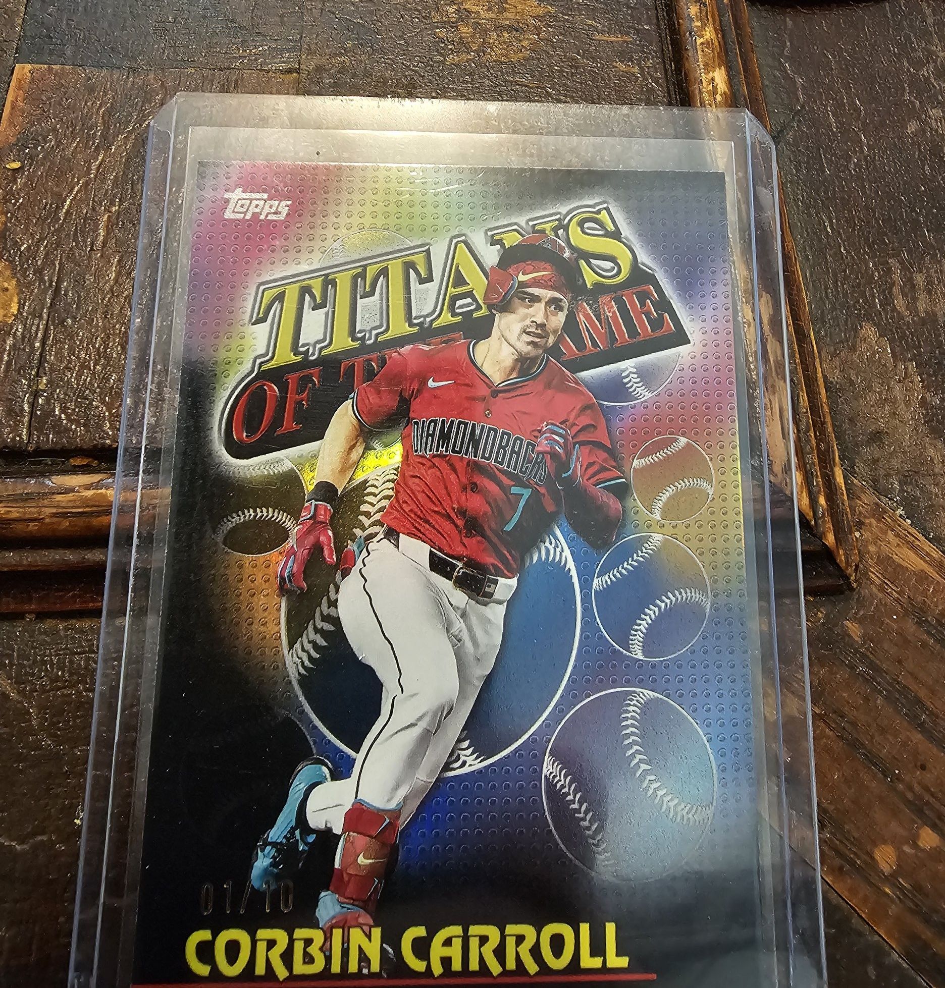 What is the value of a Corbin Carroll Titans of the Game baseball 