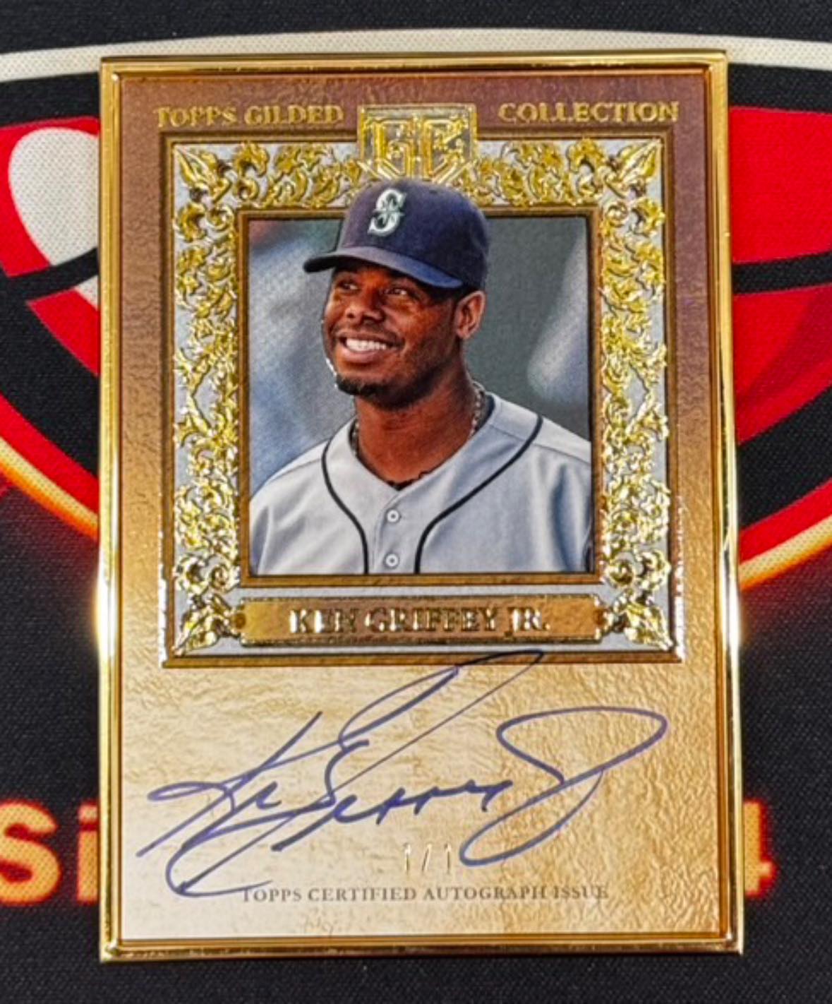 Pulled Ken Griffey Jr autograph from 2025 Topps Series 2