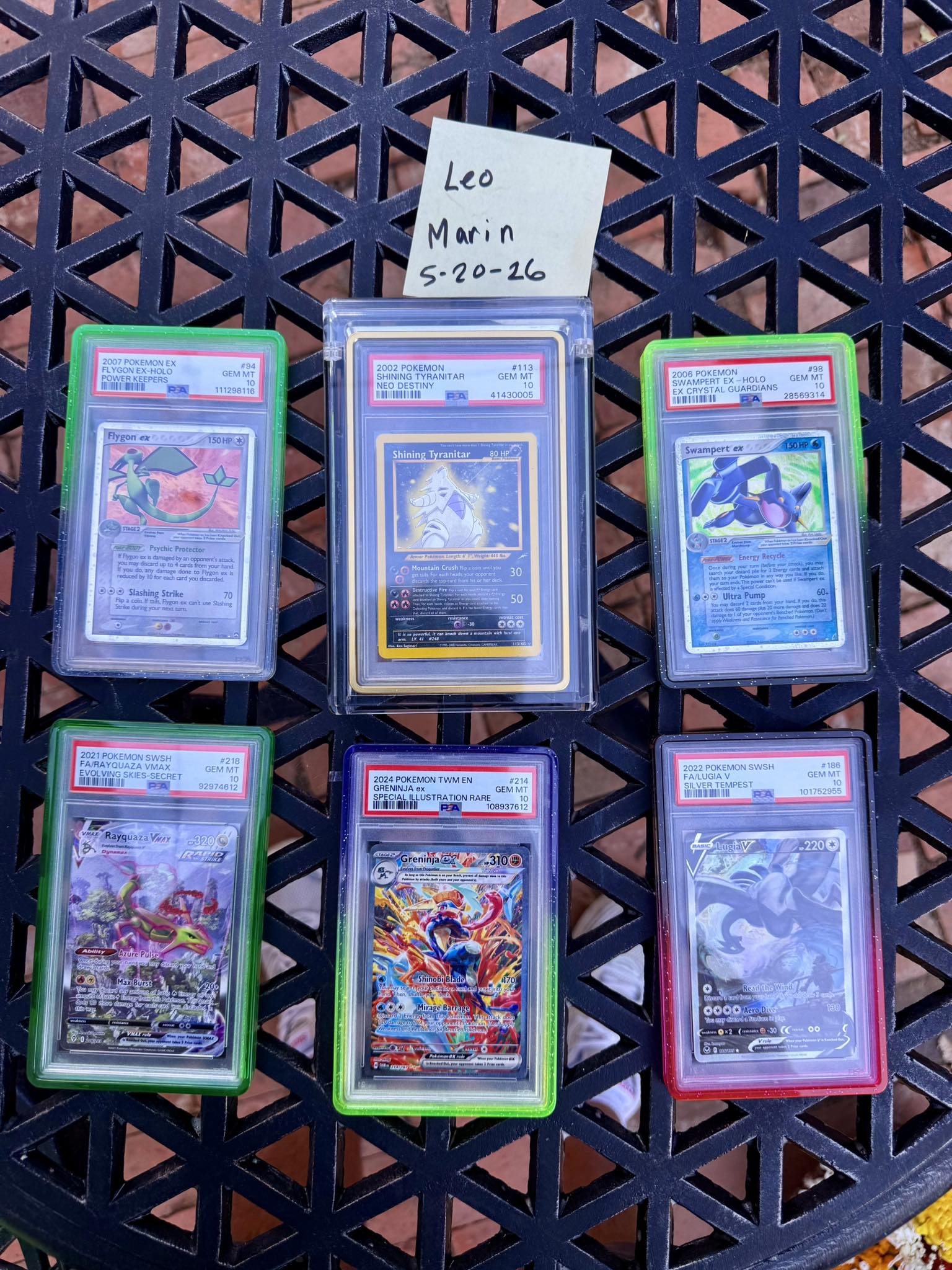 High-end PSA 10 Pokémon cards for sale or trade