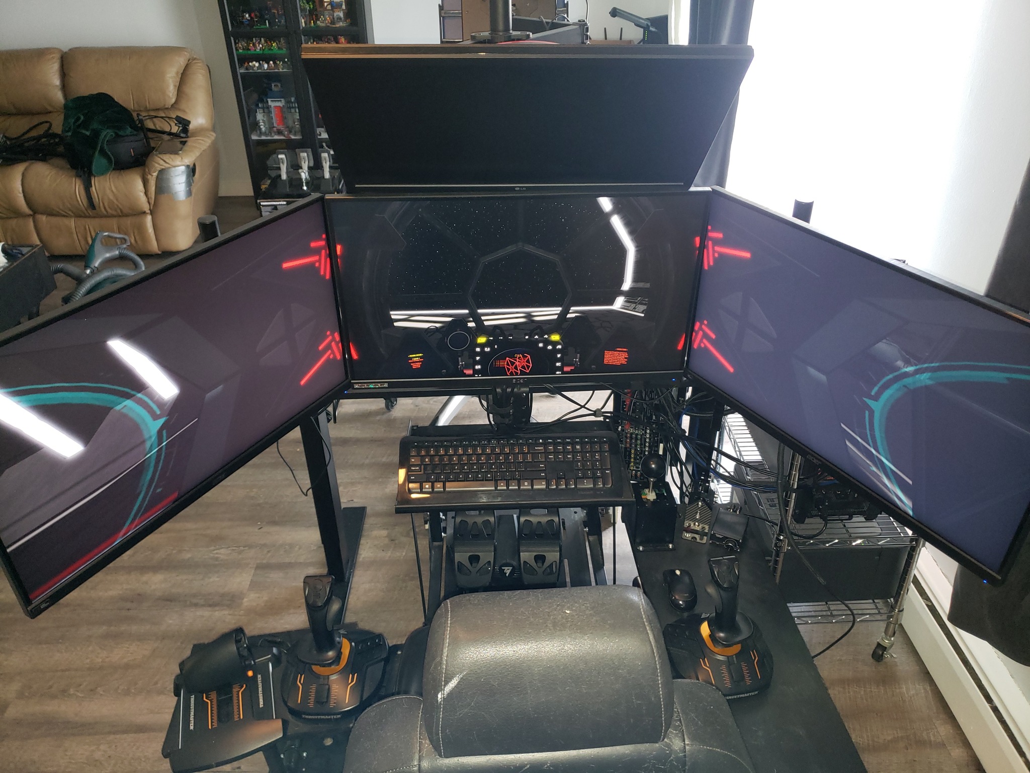 Flight Sim Setups & DIY | Need help with ideas for mounting a centre ...
