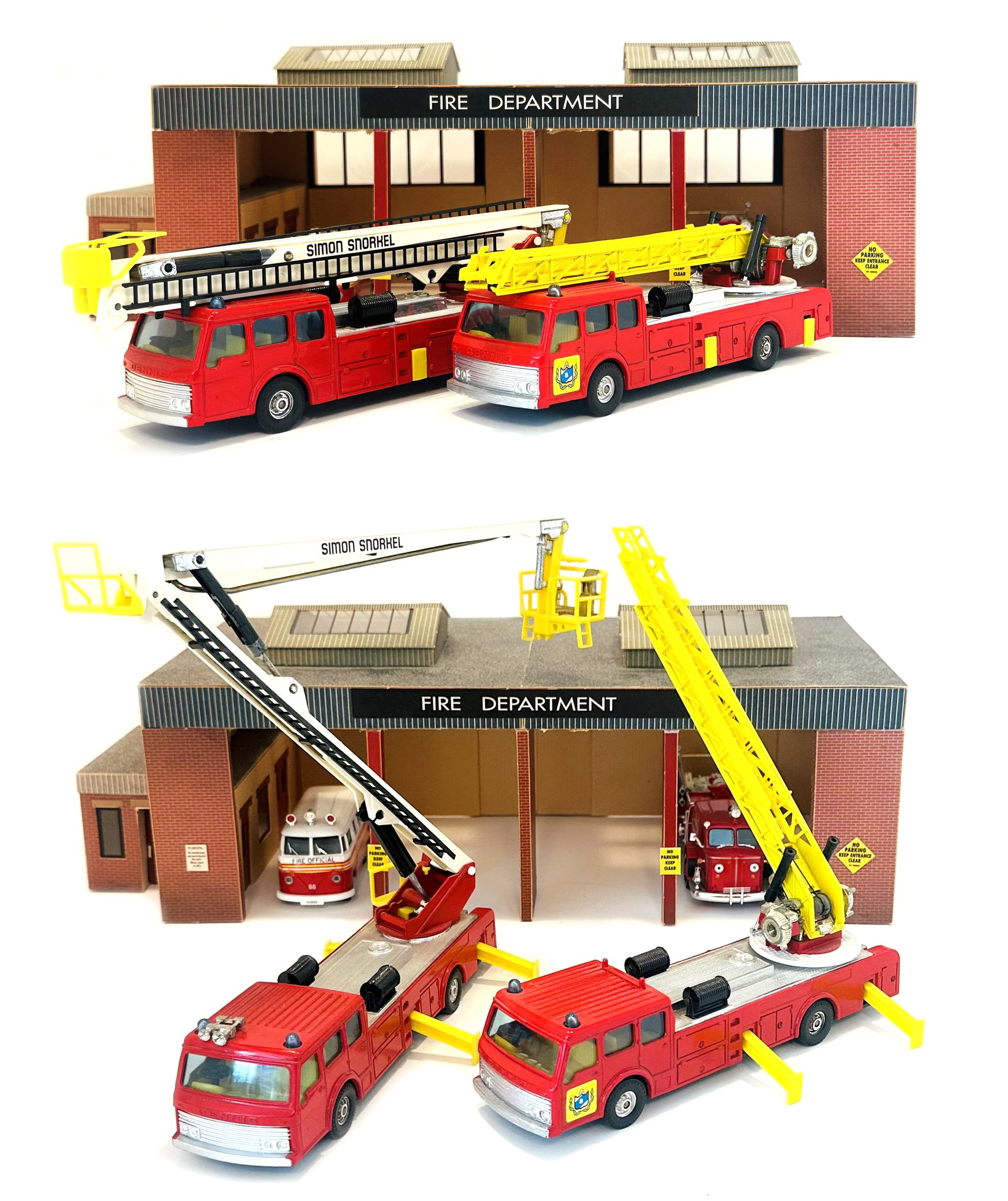 Rare 1/16 scale Dennis fire engine model found at swap meet