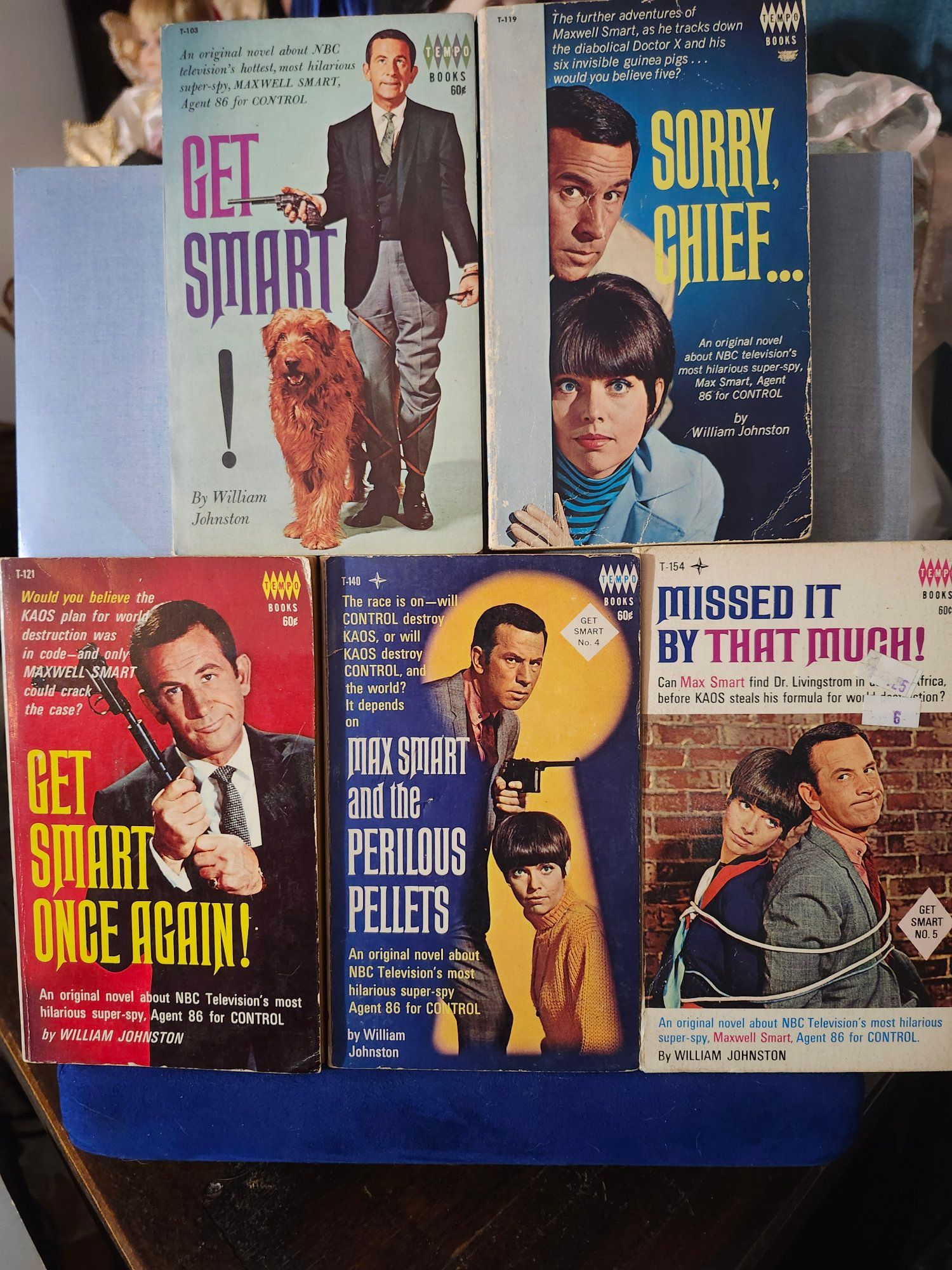 Vintage Paperback Books | The first 5 (of 9) novels by William Johnston ...