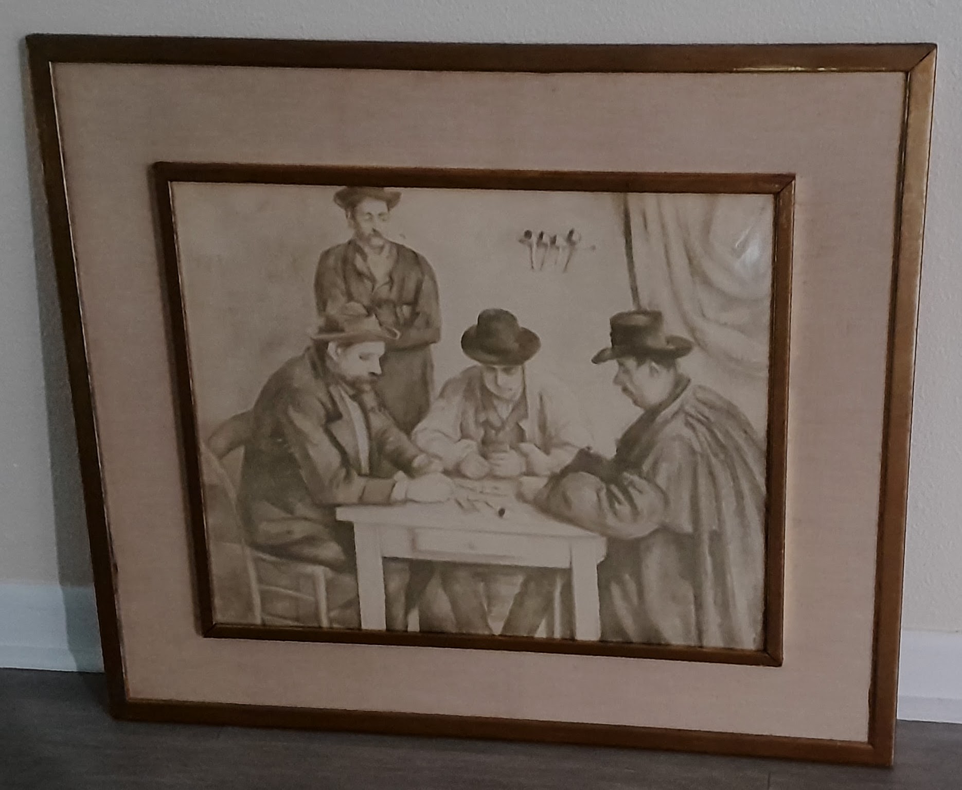 What is the history and value of my 30-year-old garage sale art piece?