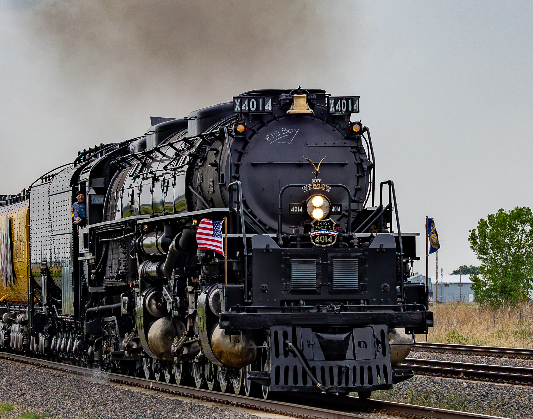 Union Pacific #4014 tour decorations