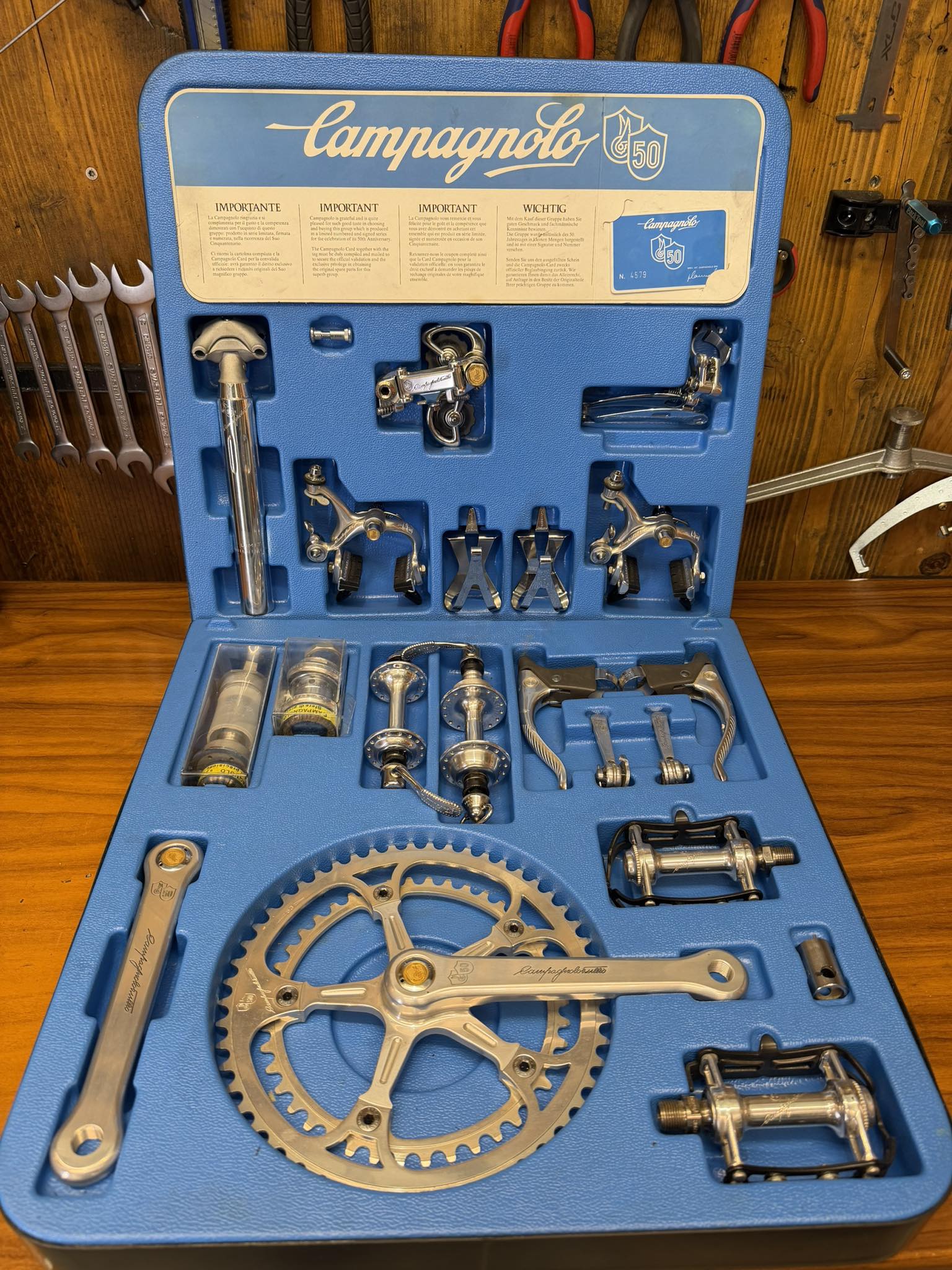 Campagnolo 80th anniversary groupset 2013 manufactured For a