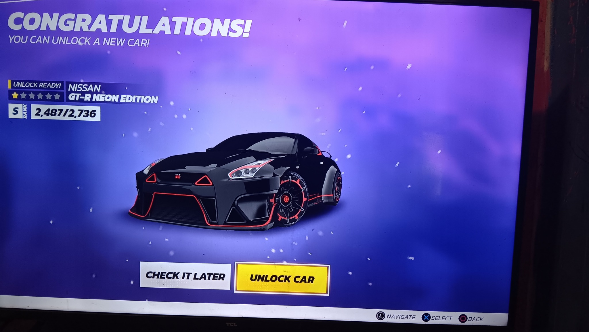 Rep lvl 100 Garage lvl 31 Car#165 Nissan GT-R NEON EDITION