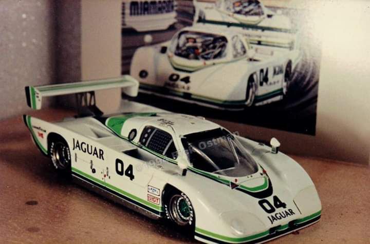 My model of the 1/43 MFH Jaguar XJR-9 from 1988.