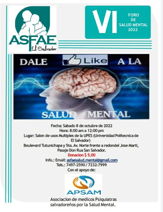 ASFAE - En el marco del día mundial de la Salud Mental....