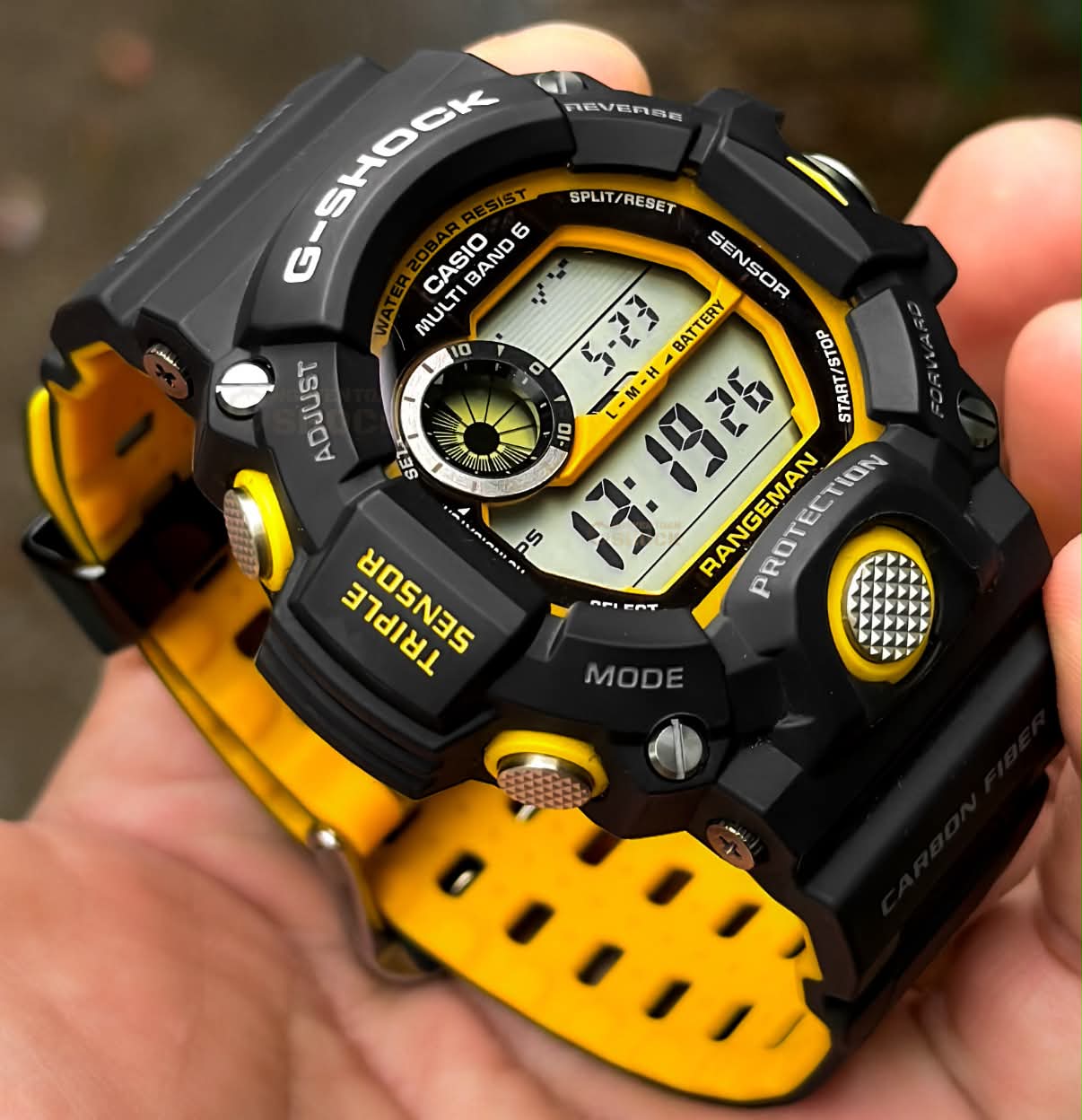 Yellow Rangeman ? SPLIT/RESET /RESET G-SHOCK REVERUNg SA CASIO 6 