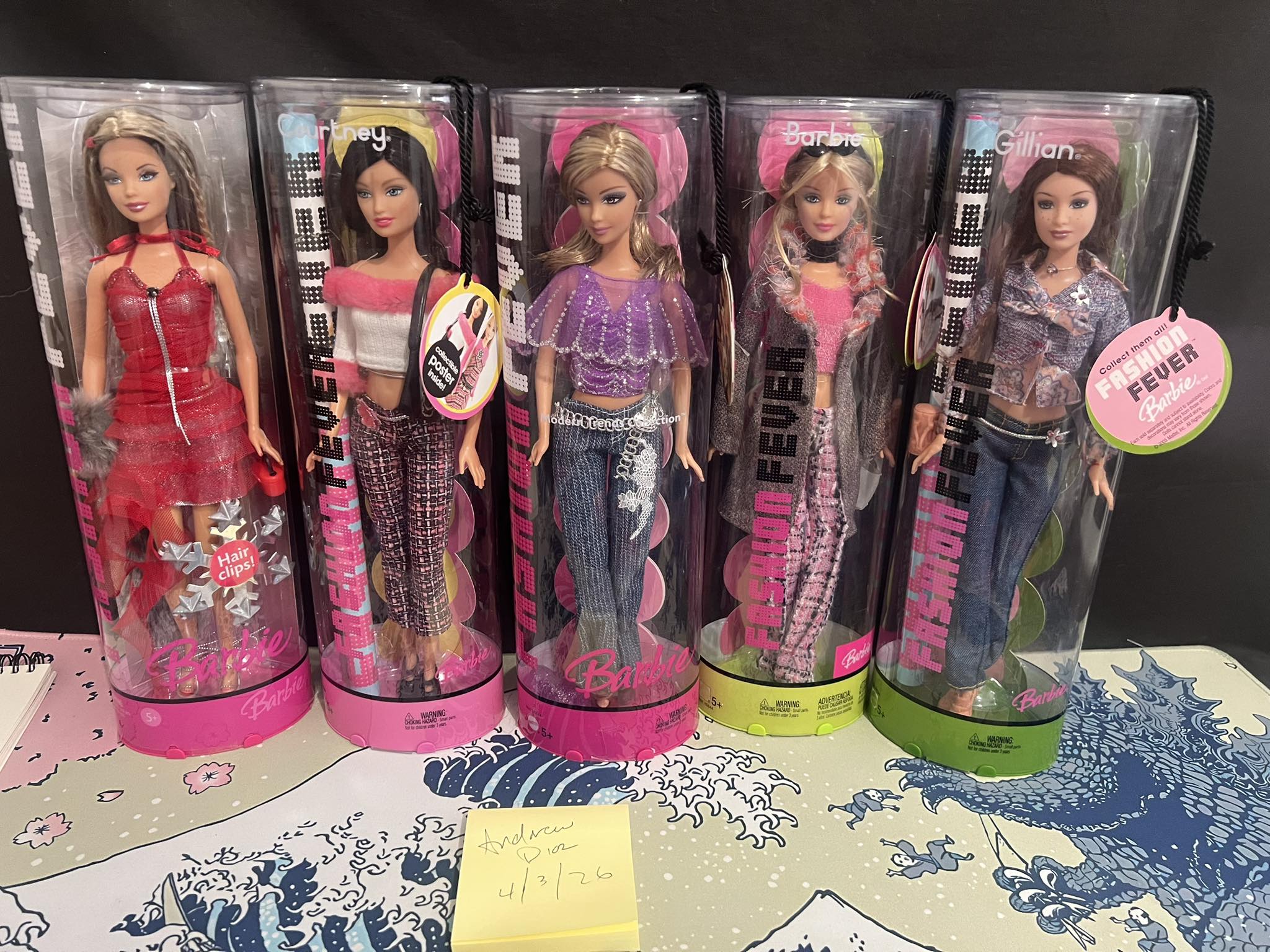 Barbie fashion fever dolls for sale