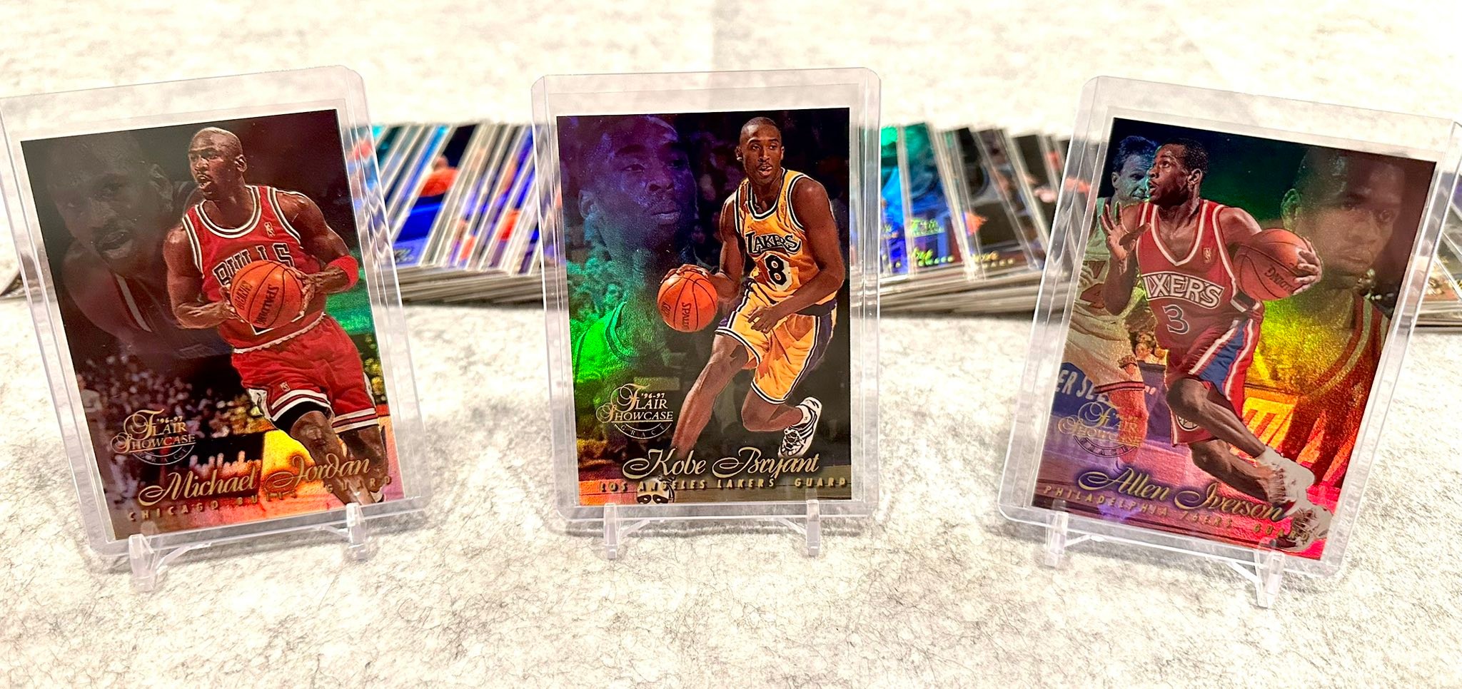 1997 Showcase Flair Sets just hit an all time high!!