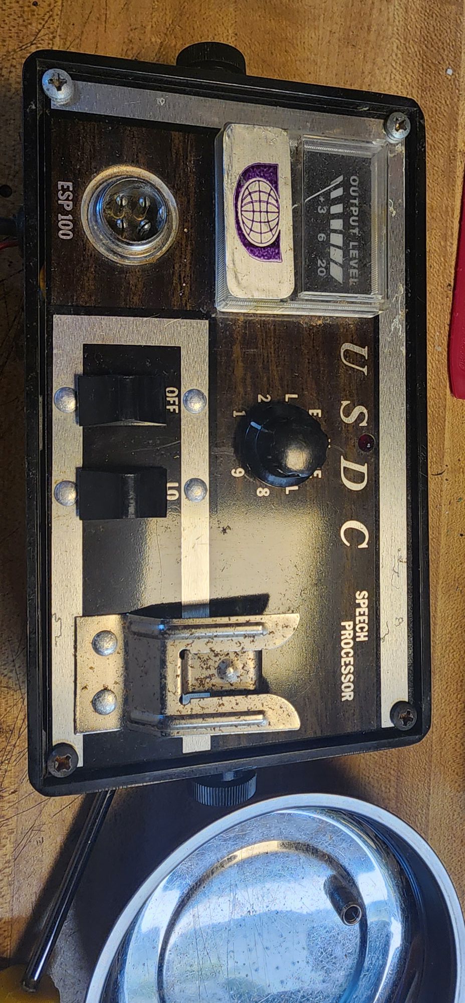What is the purpose of a speech processor device?