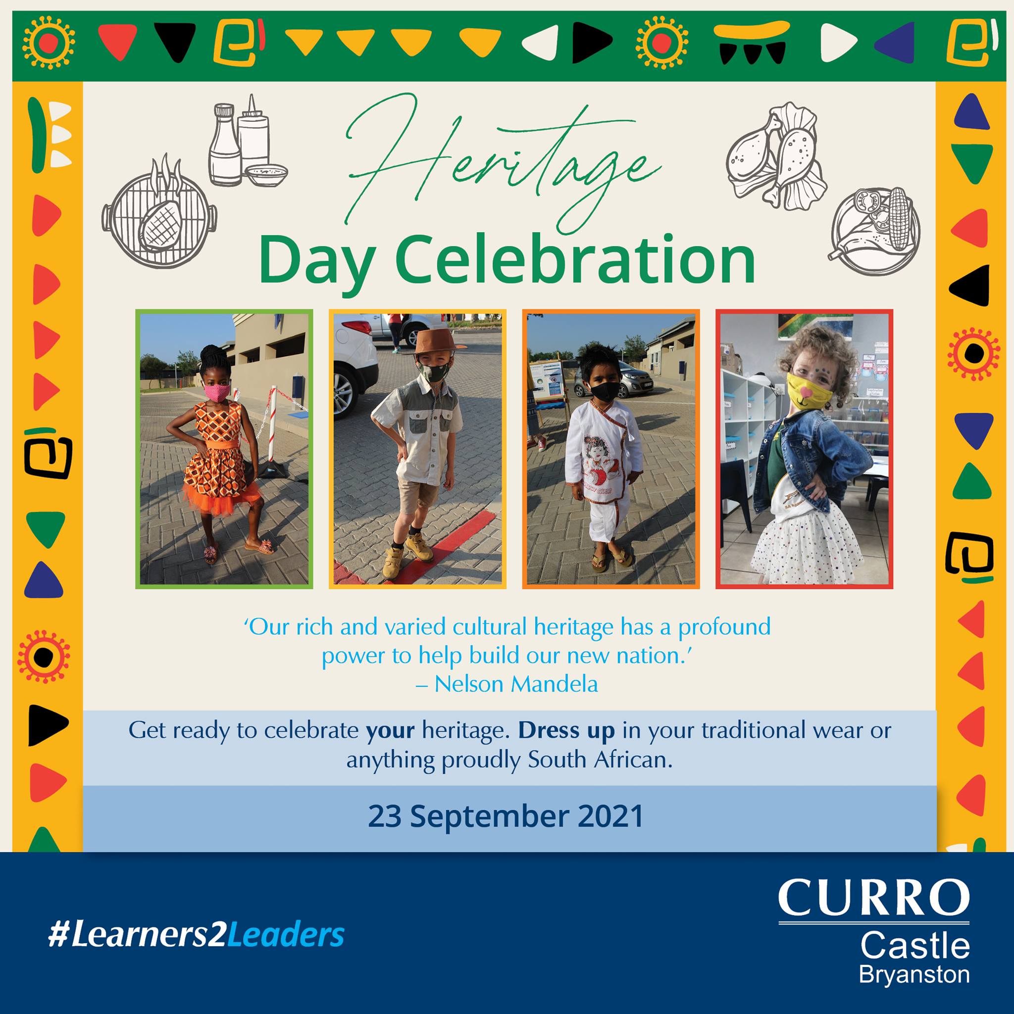 Curro Bryanston - Get ready for HERITAGE DAY 2021! 🇿🇦 👘On... | Facebook