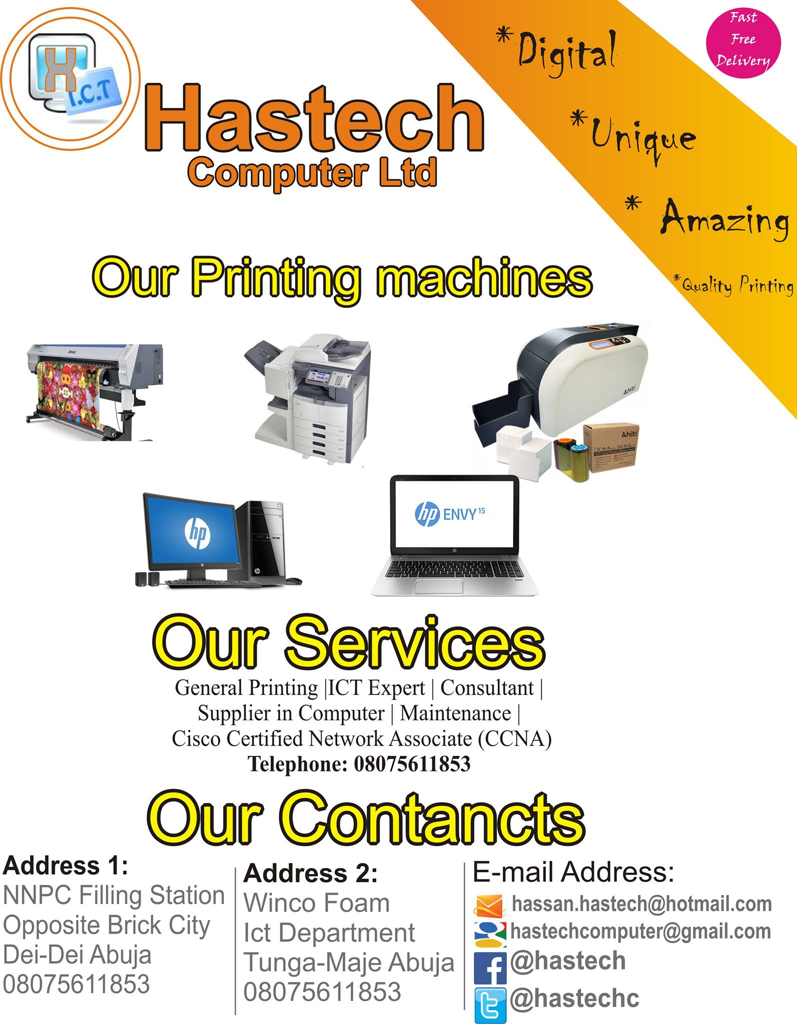 Hastech Computer LTD