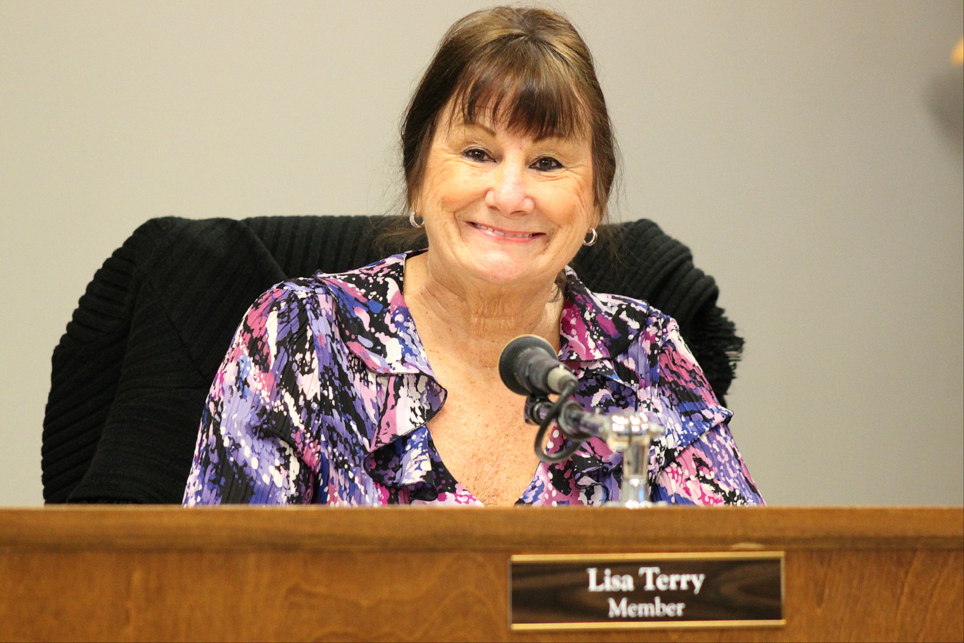 City of Logansport, Indiana - Board of Works Member Lisa Terry flashing ...
