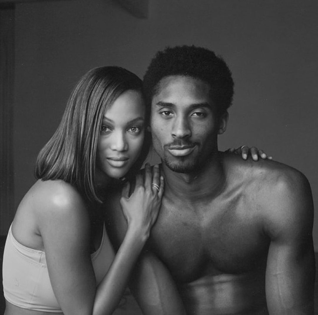 Tyra Banks and Kobe Bryant for Sports llustrated, 1999 🖤