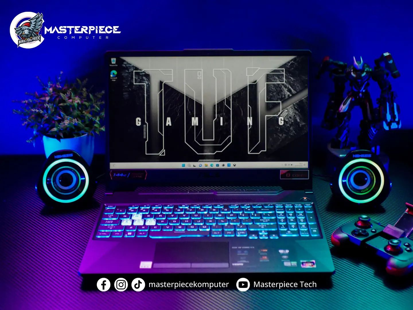 Laptop gaming dengan spesifikasi dan... - masterpiecekomputer
